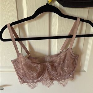 Victoria's Secret Mauve Dream Angels Lace Bra